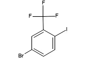 5-Bromo-2-iodobenzotrifluoride structure, CAS 364-12-5
