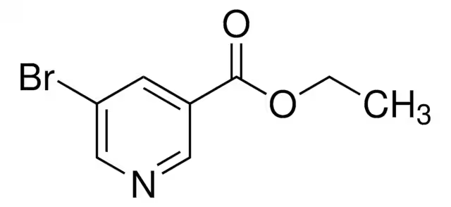 5-Bromonicotinic acid ethyl ester structure, CAS 20986-40-7
