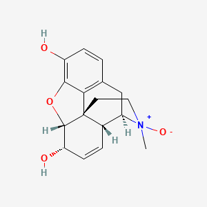 Morphine N-oxide structure, CAS 639-46-3