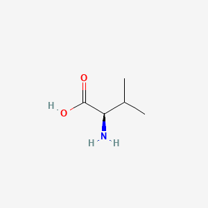 D-Valine structure, CAS 640-68-6