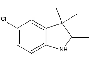 5-Chloro-2,3,3-trimethylindole structure, CAS 25981-83-3
