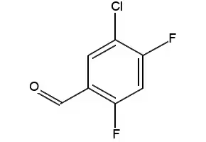 5-Chloro-2,4-difluorobenzaldehyde structure, CAS 695187-29-2
