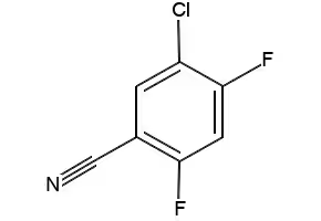 5-Chloro-2,4-difluorobenzonitrile structure, CAS 146780-26-9