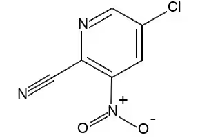 5-Chloro-2-cyano-3-nitropyridine structure, CAS 181123-11-5