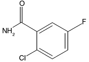 5-Chloro-2-fluorobenzamide structure, CAS 88487-25-6
