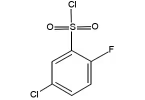 5-Chloro-2-fluorobenzenesulphonyl chloride structure, CAS 351003-49-1