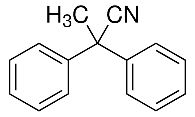 1,1-Diphenylethyl cyanide structure, CAS 5558-67-8