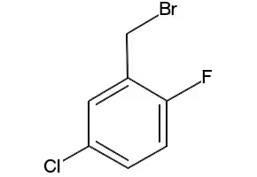 5-Chloro-2-fluorobenzyl bromide structure, CAS 71916-91-1