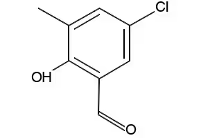 5-Chloro-2-hydroxy-3-methylbenzaldehyde structure, CAS 23602-63-3