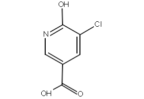 5-Chloro-6-hydroxynicotinic acid structure, CAS 54127-63-8