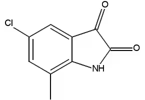 5-Chloro-7-methylisatin structure, CAS 14389-06-1