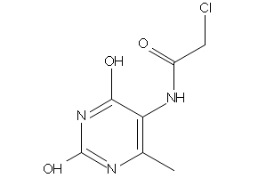 5-Chloroacetamido-6-methyluracil structure, CAS 27870-38-8