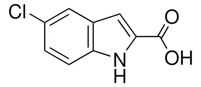 5-Chloroindole-2-carboxylic acid structure, CAS 10517-21-2
