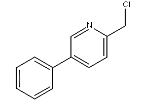 5-Chloromethyl-2-phenylpyridine structure, CAS 5229-40-3