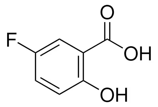 5-Fluoro-2-hydroxybenzoic acid structure, CAS 345-16-4