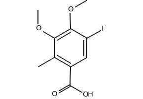 5-Fluoro-2-methylbenzoic acid structure, CAS 33184-16-6