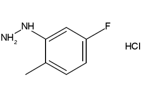 5-Fluoro-2-methylphenylhydrazine hydrochloride structure, CAS 325-50-8