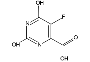 5-Fluoroorotic acid monohydrate structure, CAS 703-95-7