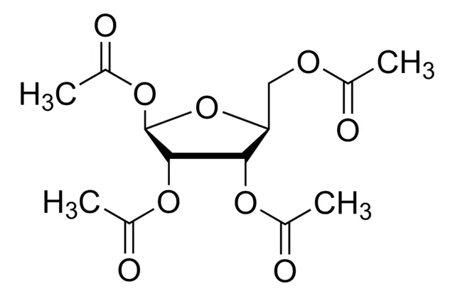 1,2,3,5-Tetra-O-acetyl-b-L-ribofuranose structure, CAS 144490-03-9