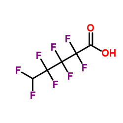 5H-Octafluoropentanoic acid structure, CAS 376-72-7
