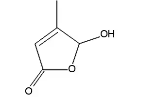5-Hydroxy-4-methyl-2(5H)furanone structure, CAS 40834-42-2