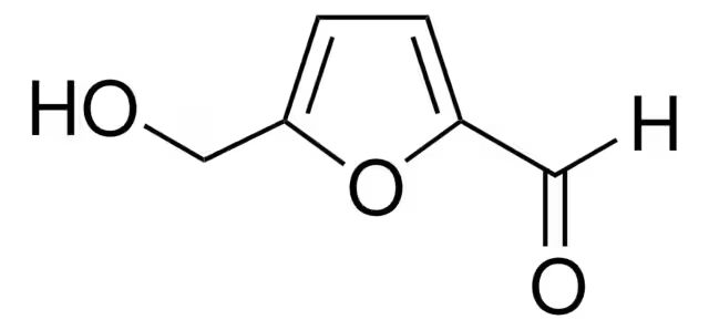 5-Hydroxymethylfurfural structure, CAS 67-47-0