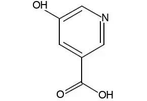 5-Hydroxynicotinic acid structure, CAS 27828-71-3