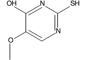 5-Methoxy-2-sulfanyl-4-pyrimidinol structure, CAS 6939-11-3