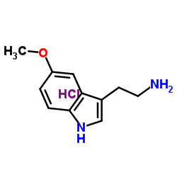 5-Methoxytryptamine hydrochloride structure, CAS 66-83-1