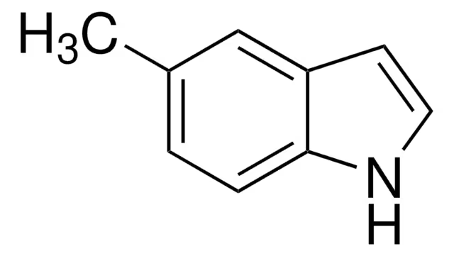 5-Methylindole structure, CAS 614-96-0