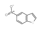 5-Nitrobenzothiophene structure, CAS 4965-26-8
