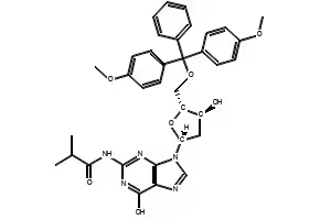 5'-o-(4,4'-Dimethoxytrityl)-N2-phenoxyacetyl-2'-deoxyguanosine structure, CAS 115388-95-9