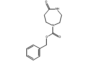 5-Oxo-[1,4]diazepane-1-carboxylic acid benzylester structure, CAS 18158-16-2