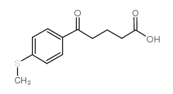 5-Oxo-5-(4-thiomethylphenyl)valeric acid structure, CAS 845790-49-0