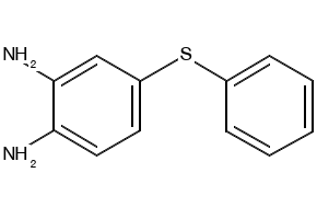 5-Phenylthio-1,2-diaminobenzene structure, CAS 43156-48-5