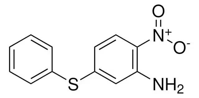 5-Phenylthio-2-nitroaniline structure, CAS 43156-47-4