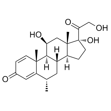 6alpha-Methylprednisolone base structure, CAS 83-43-2