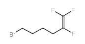 6-Bromo-1,1,2-trifluorohex-1-ene structure, CAS 126828-29-3
