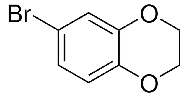 6-Bromo-1,4-benzodioxane structure, CAS 52287-51-1