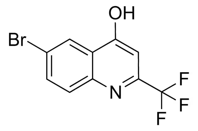 6-Bromo-4-hydroxy-2-(trifluoromethyl)quinoline structure, CAS 1701-22-0