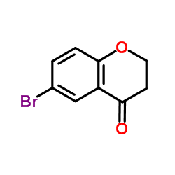 6-Bromochromanone structure, CAS 49660-57-3