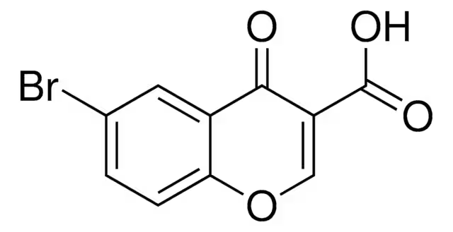 6-Bromochromone-3-carboxylic acid structure, CAS 51085-91-7