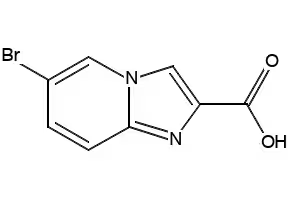 6-Bromoimidazo[1,2-a]pyridine-2-carboxylic acid structure, CAS 749849-14-7
