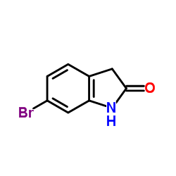 6-Bromooxindole structure, CAS 99365-40-9