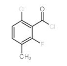 6-Chloro-2-fluoro-3-methylbenzoyl chloride structure, CAS 261762-81-6