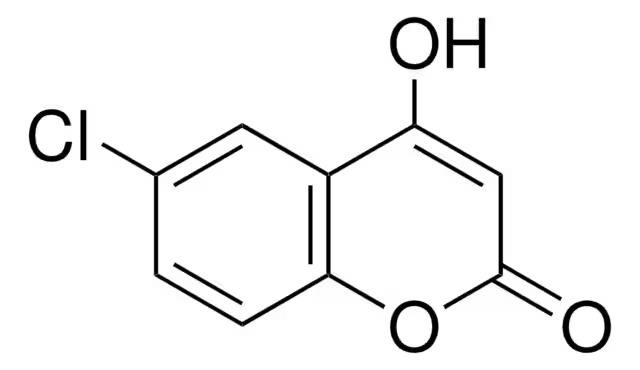 6-Chloro-4-hydroxycoumarin structure, CAS 19484-57-2