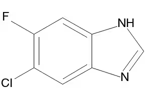 6-Chloro-5-fluorobenzimidazole structure, CAS 175135-04-3