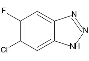 6-Chloro-5-fluorobenzotriazole structure, CAS 99803-85-7