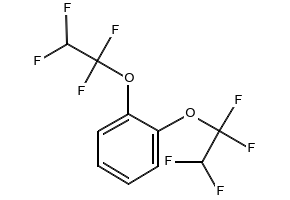 1,2-Bis(1,1,2,2-tetrafluoroethoxy)benzene structure, CAS 4063-48-3