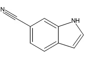 6-Cyanoindole structure, CAS 15861-36-6